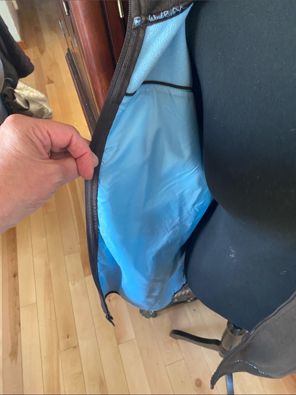 Brown Full-Zip Fleece Jacket - Picture 3 of 8